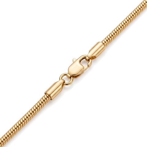 CORDÓN 3MM oro laminado 18K broche